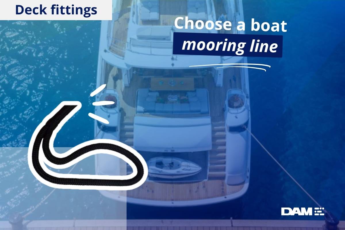Choosing boat mooring lines: diameter, length, material & mooring kit